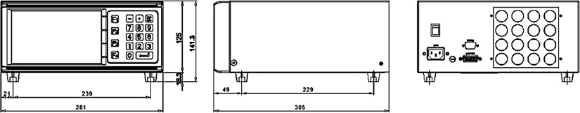 ML-16PT 尺寸